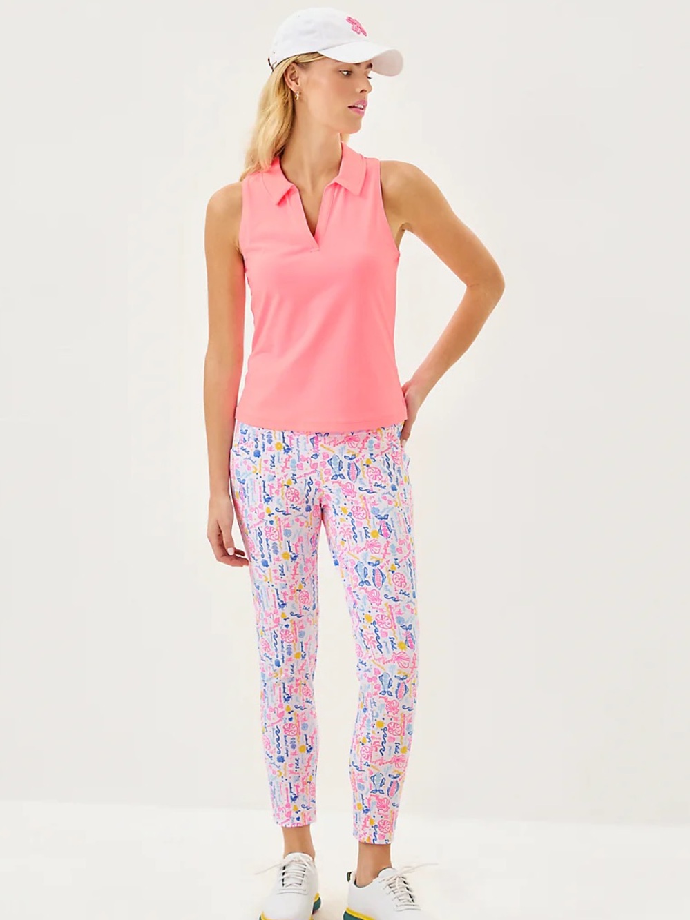 Lilly‎ Pulitzer Corso Pant Womens 8 Multi NWT Summer Serenade Golf UPF 50+
